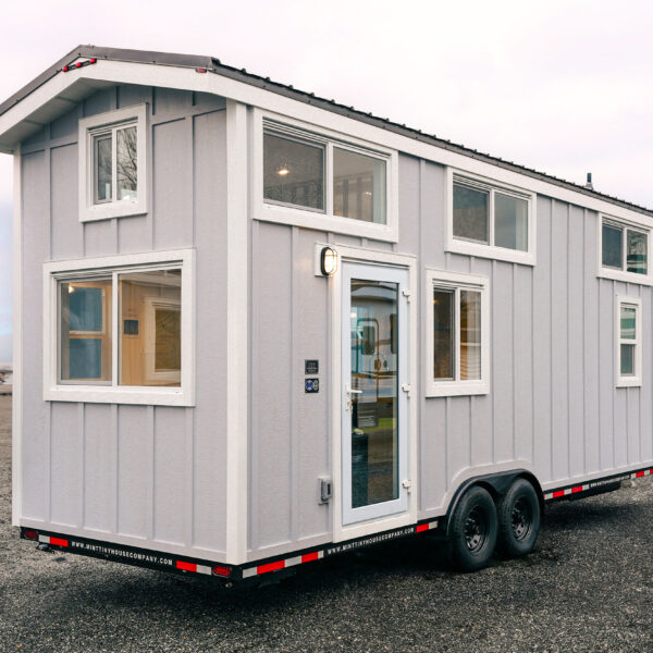 Image of the exterior of a Mint STR 26 Model Tiny Home for Sale