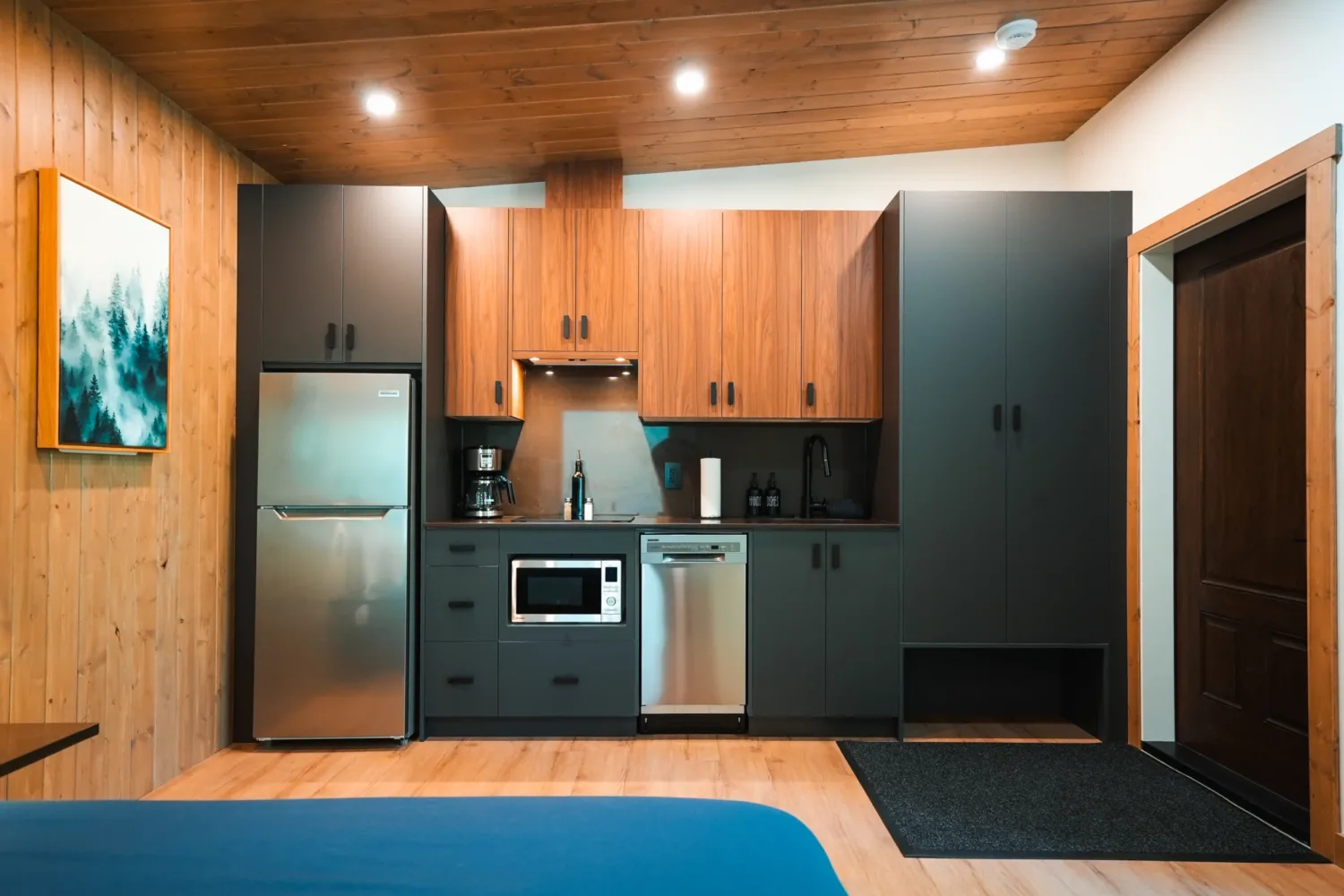 Minty Tiny Home "Nest" Kitchen