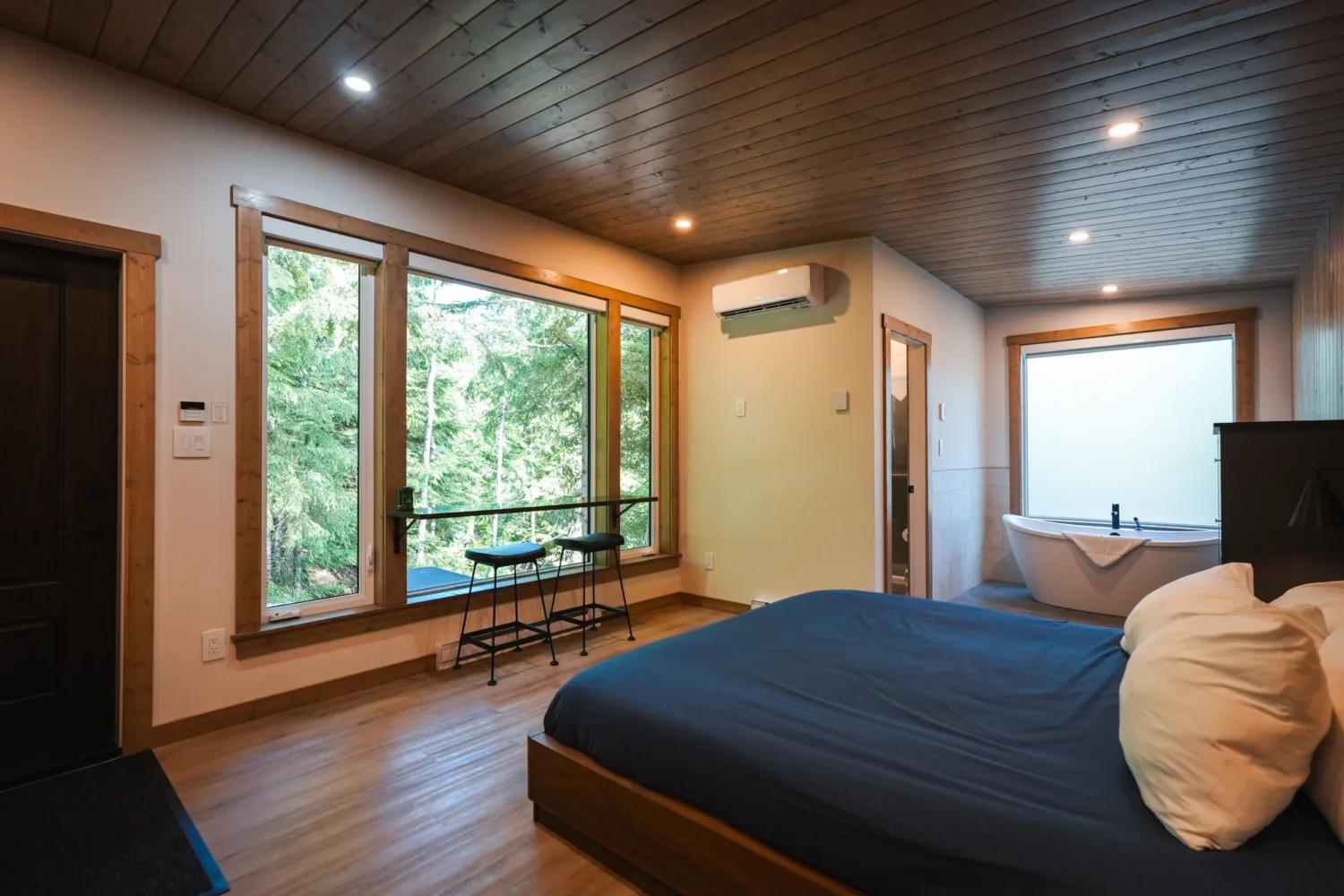 Minty Tiny Home "Nest" Bedroom
