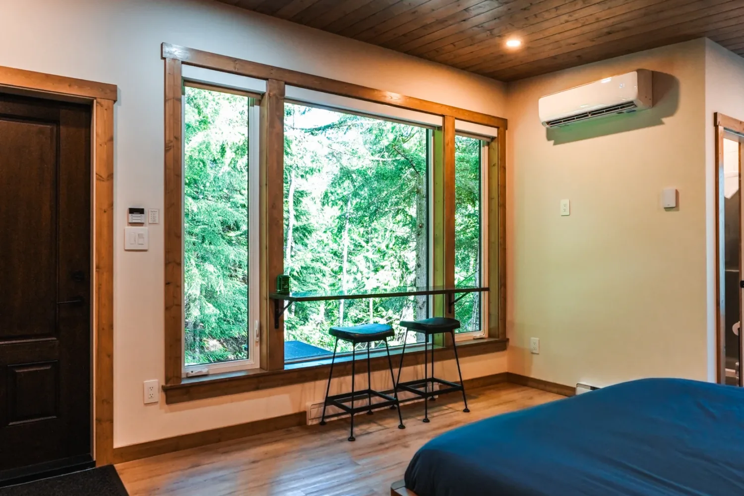 Minty Tiny Home "Nest" Bedroom