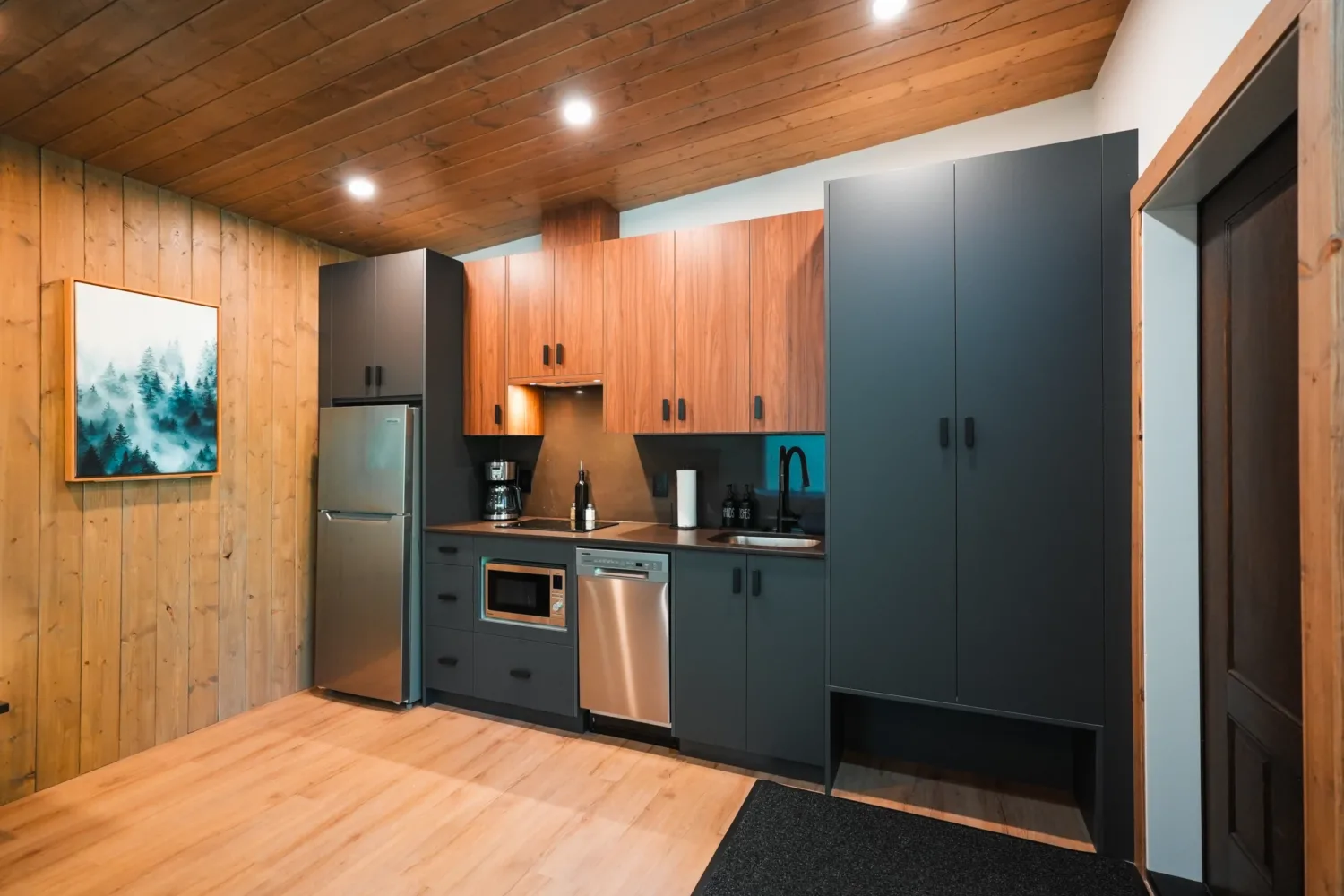 Minty Tiny Home "Nest" Kitchen