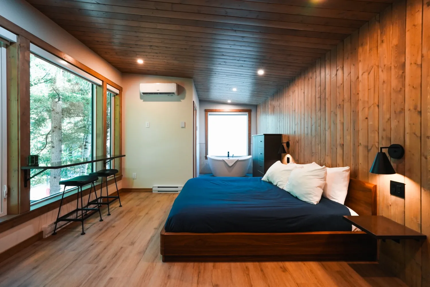 Minty Tiny Home "Nest" Living Area