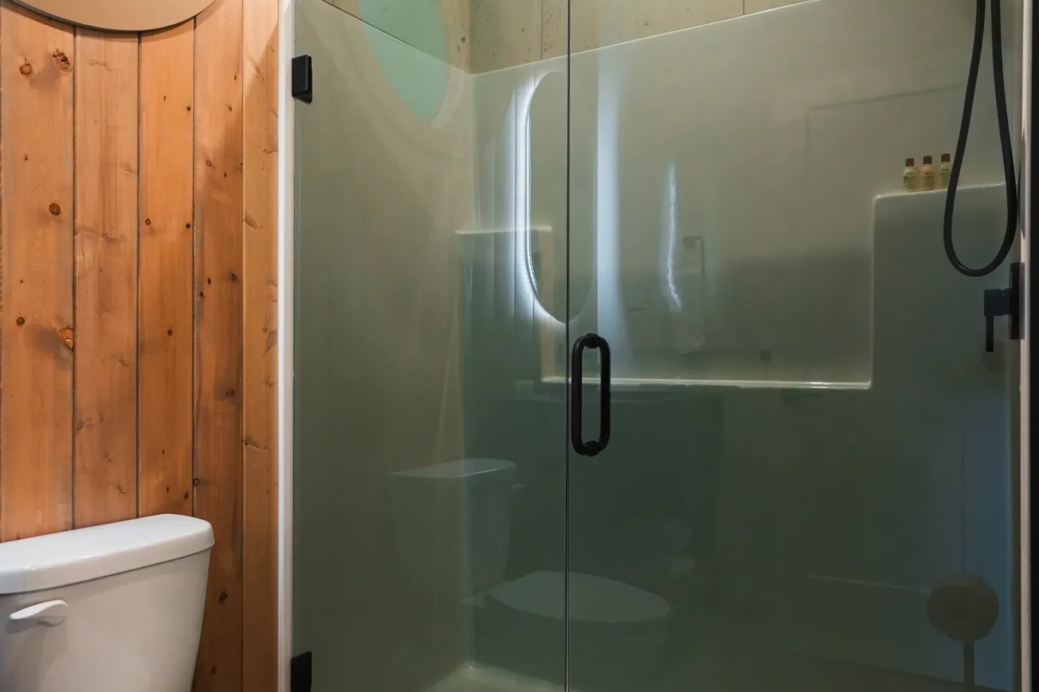 Minty Tiny Home "Nest" Bathroom