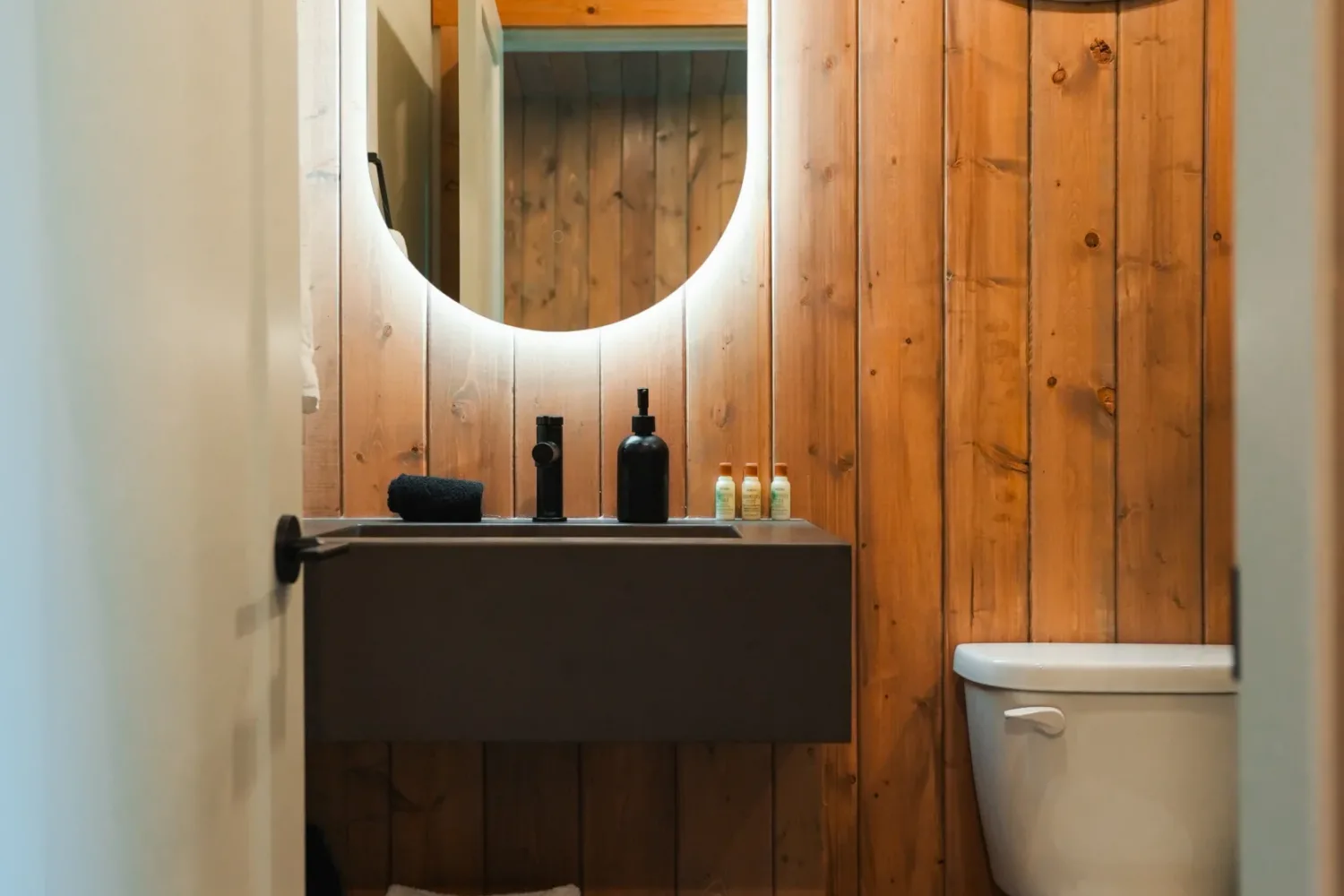 Minty Tiny Home "Nest" Bathroom