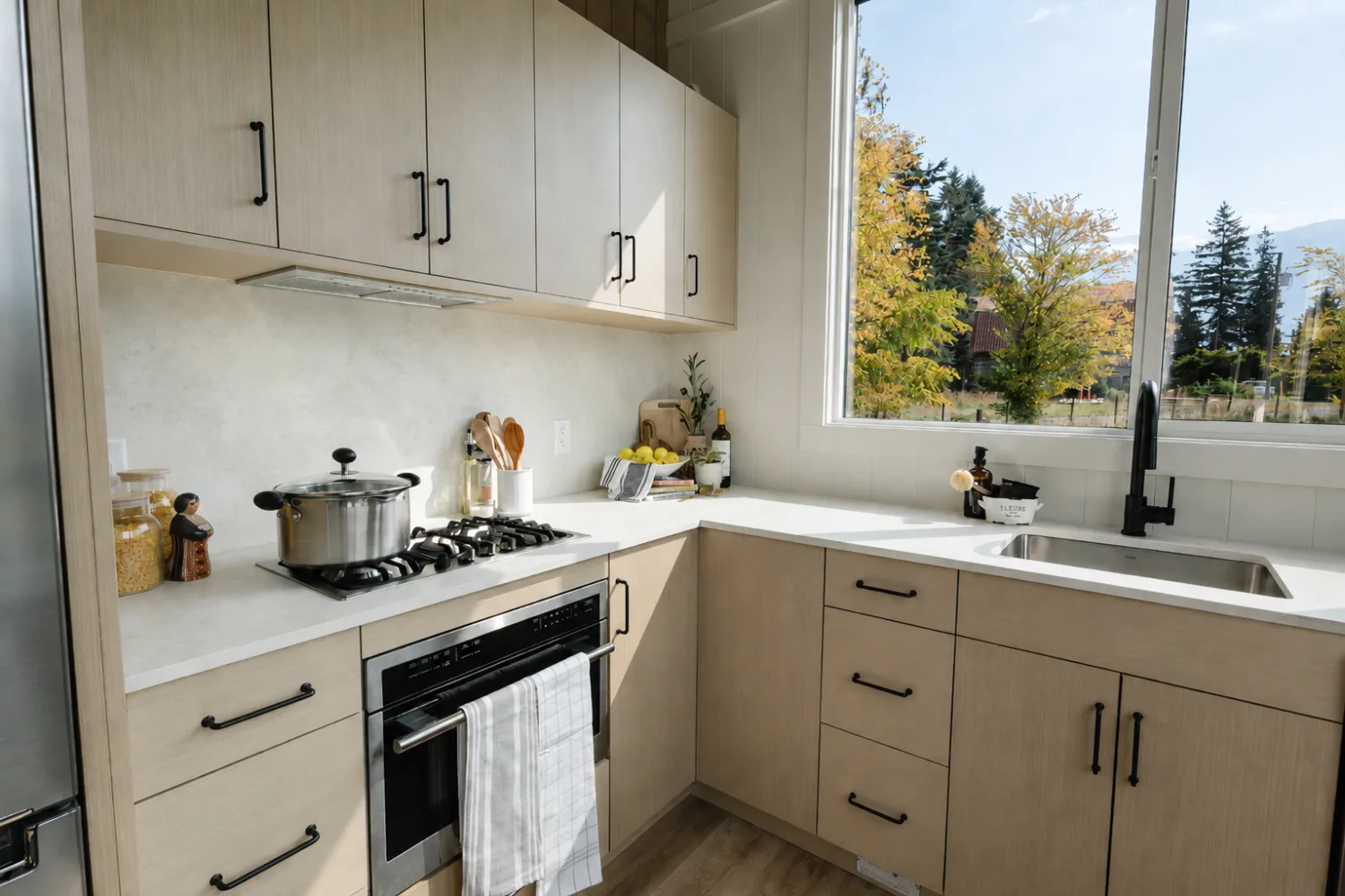 kitchen brightened